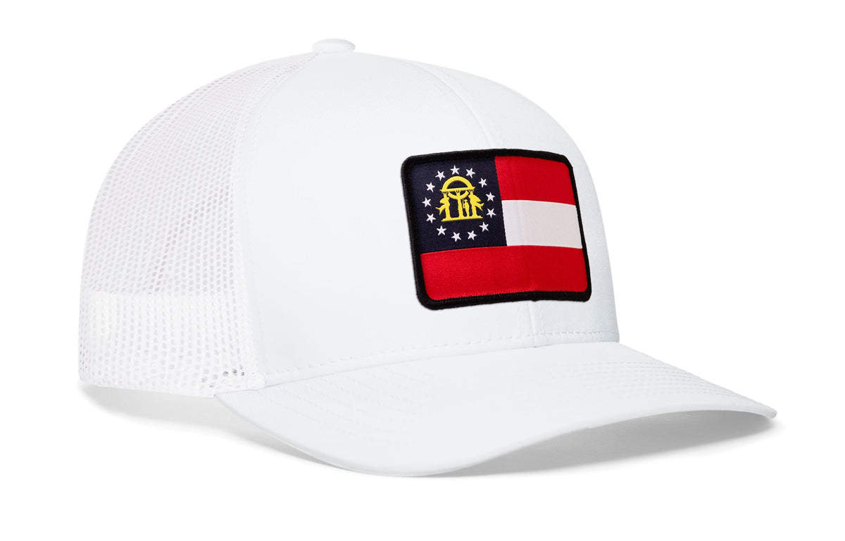 Georgia Flag Trucker Hat  |  GA Snapback