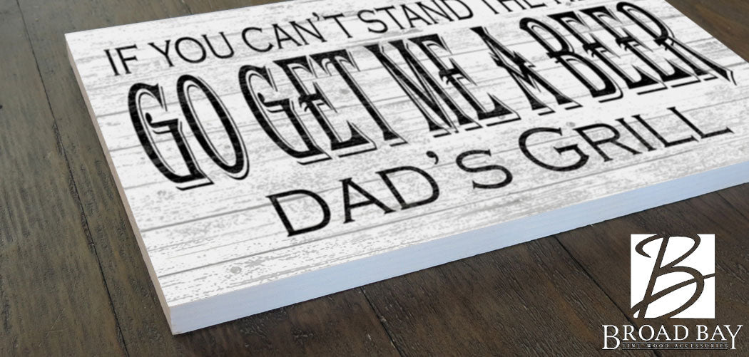 Get Me a Beer Sign Personalized Man Cave Signs