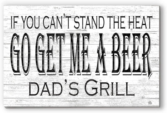Get Me a Beer Sign Personalized Man Cave Signs