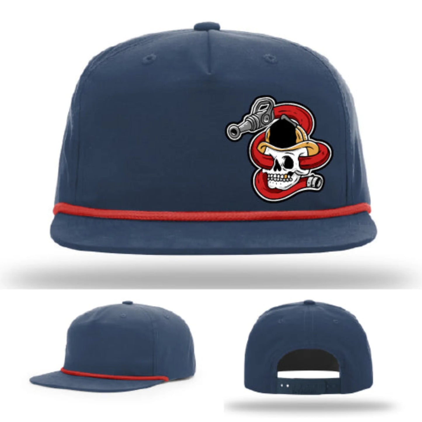 Get Hosed Firefighter Leather Patch Hat