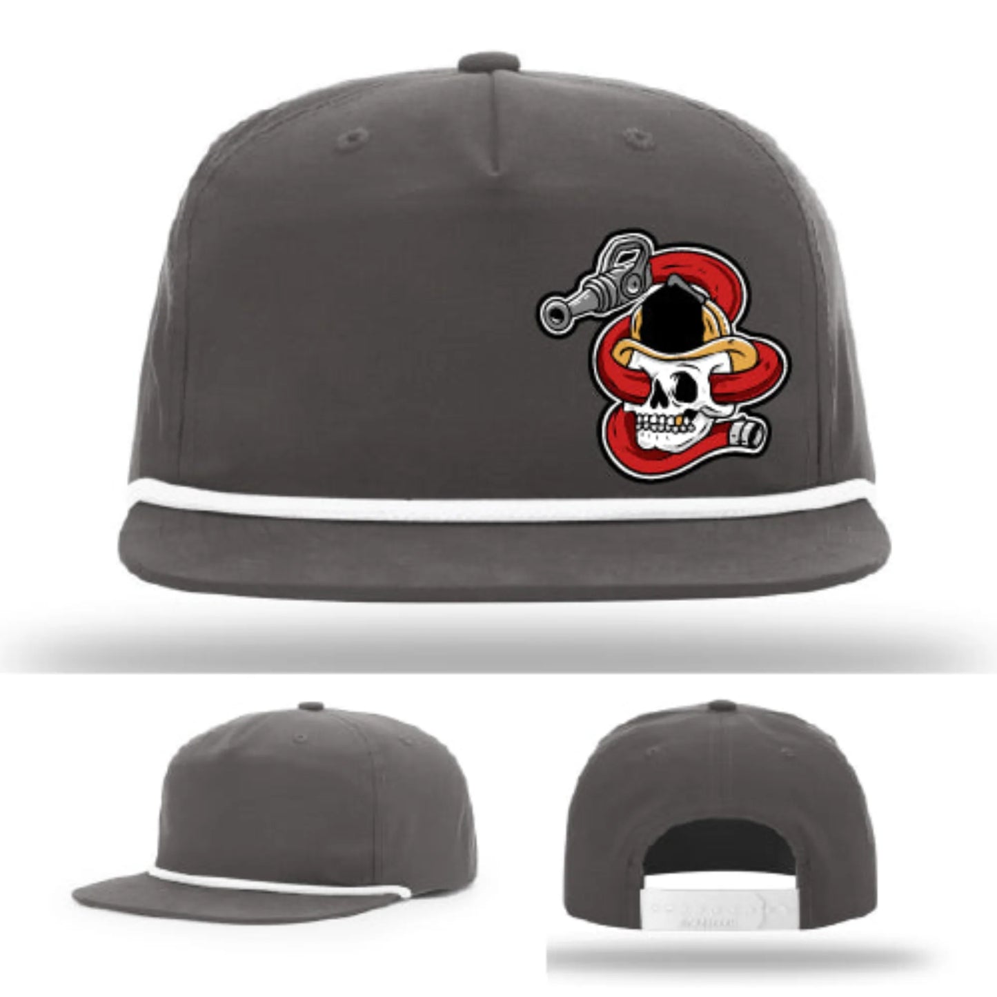 Get Hosed Firefighter Leather Patch Hat