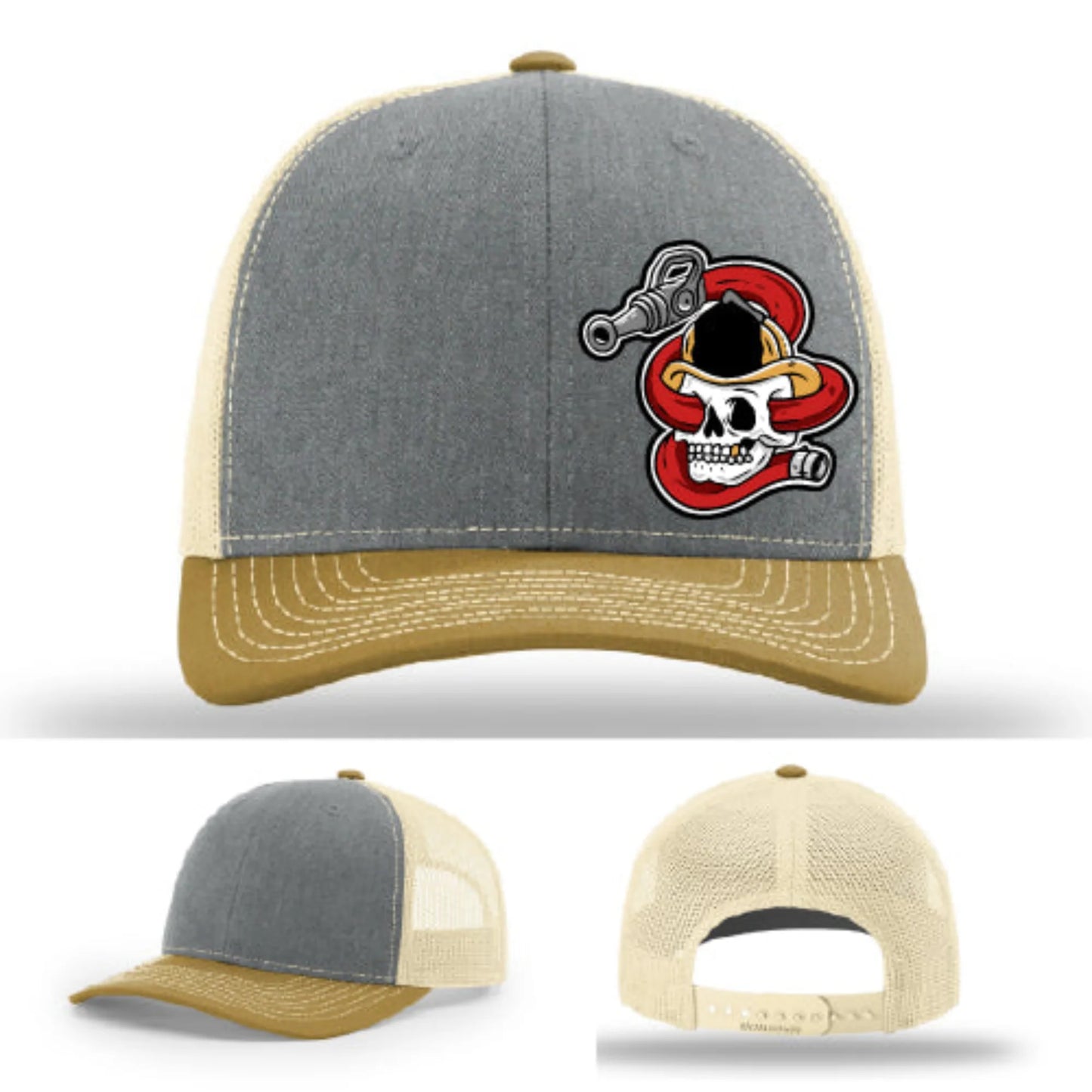Get Hosed Firefighter Leather Patch Hat