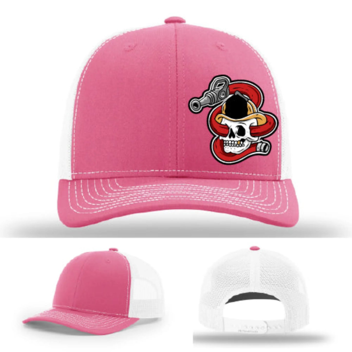 Get Hosed Firefighter Leather Patch Hat