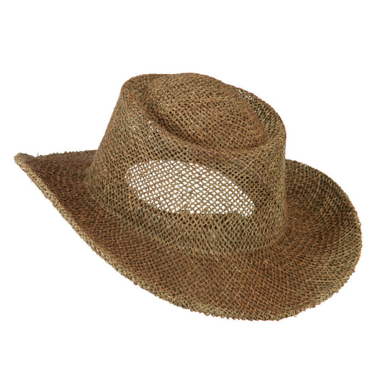 Sea Grass Straw Gambler Hat