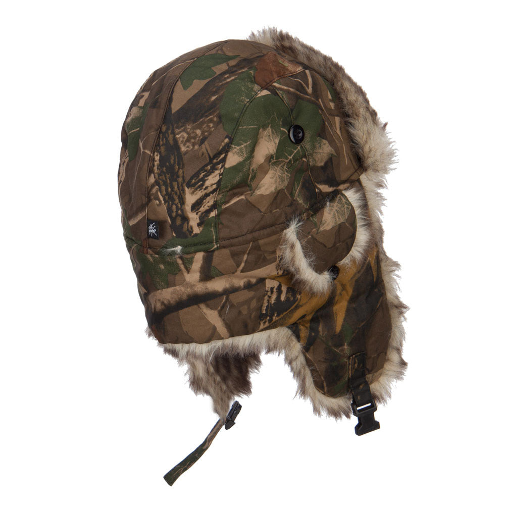 Camouflage Fur Trooper Hat