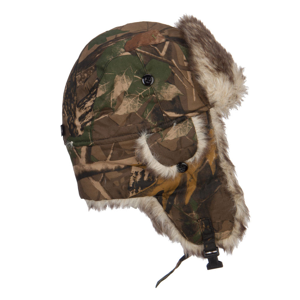 Camouflage Fur Trooper Hat