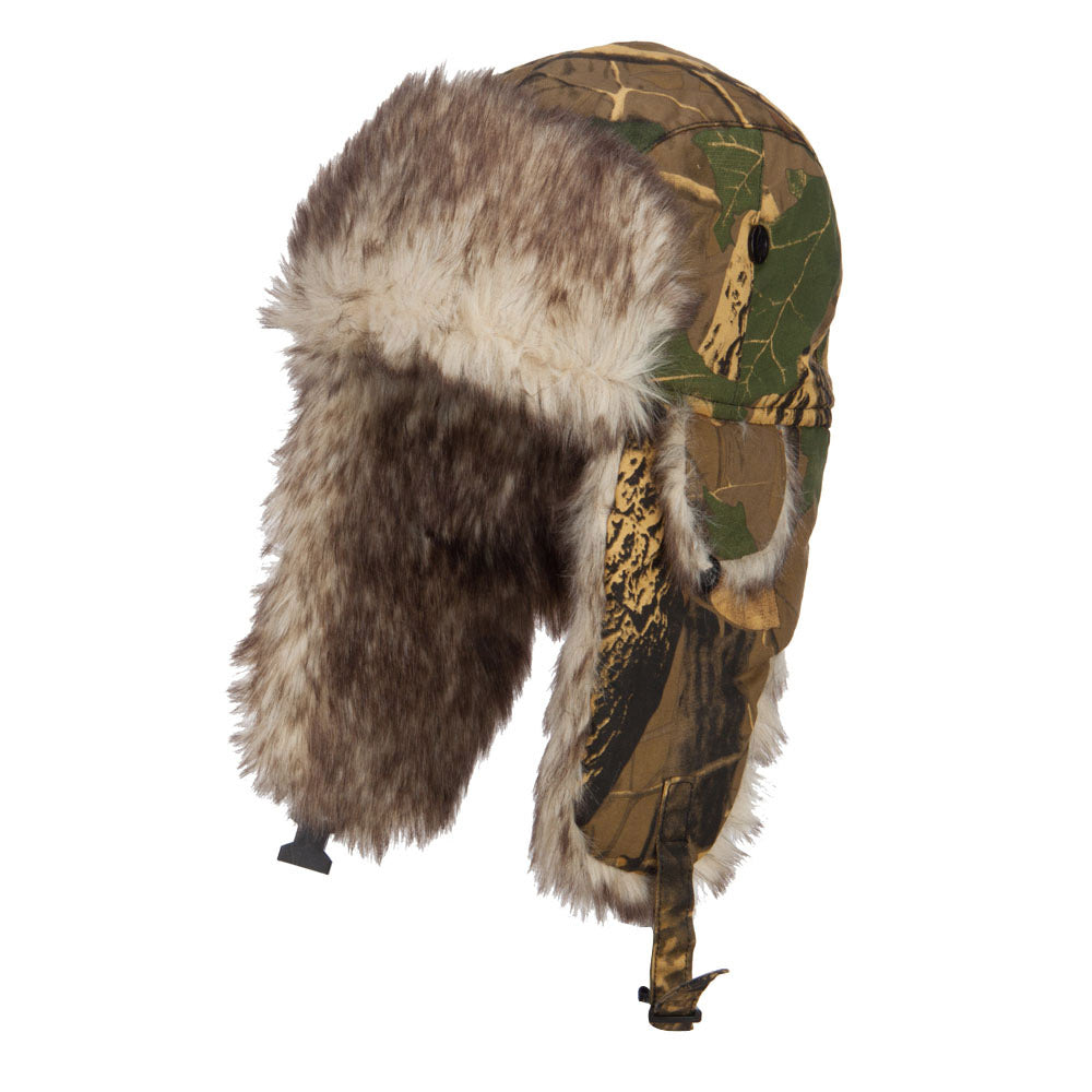 Camouflage Fur Trooper Hat