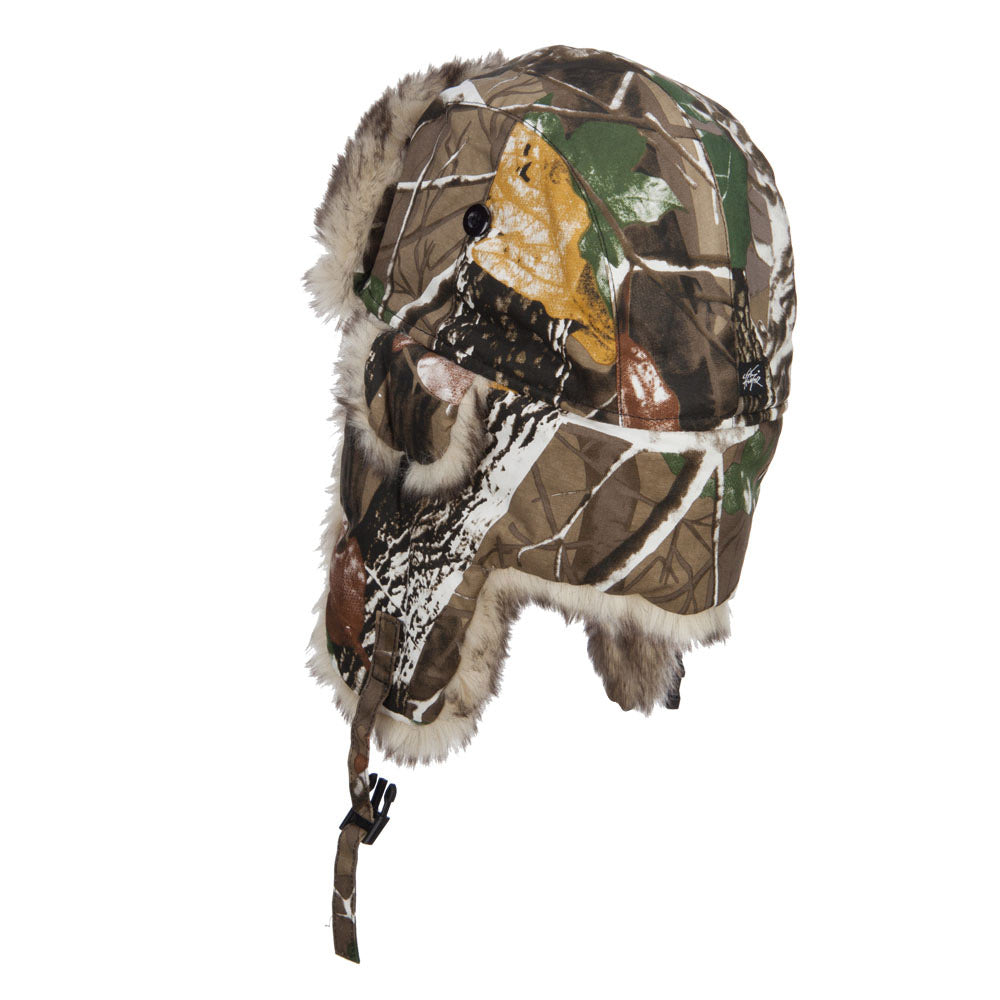 Camouflage Fur Trooper Hat