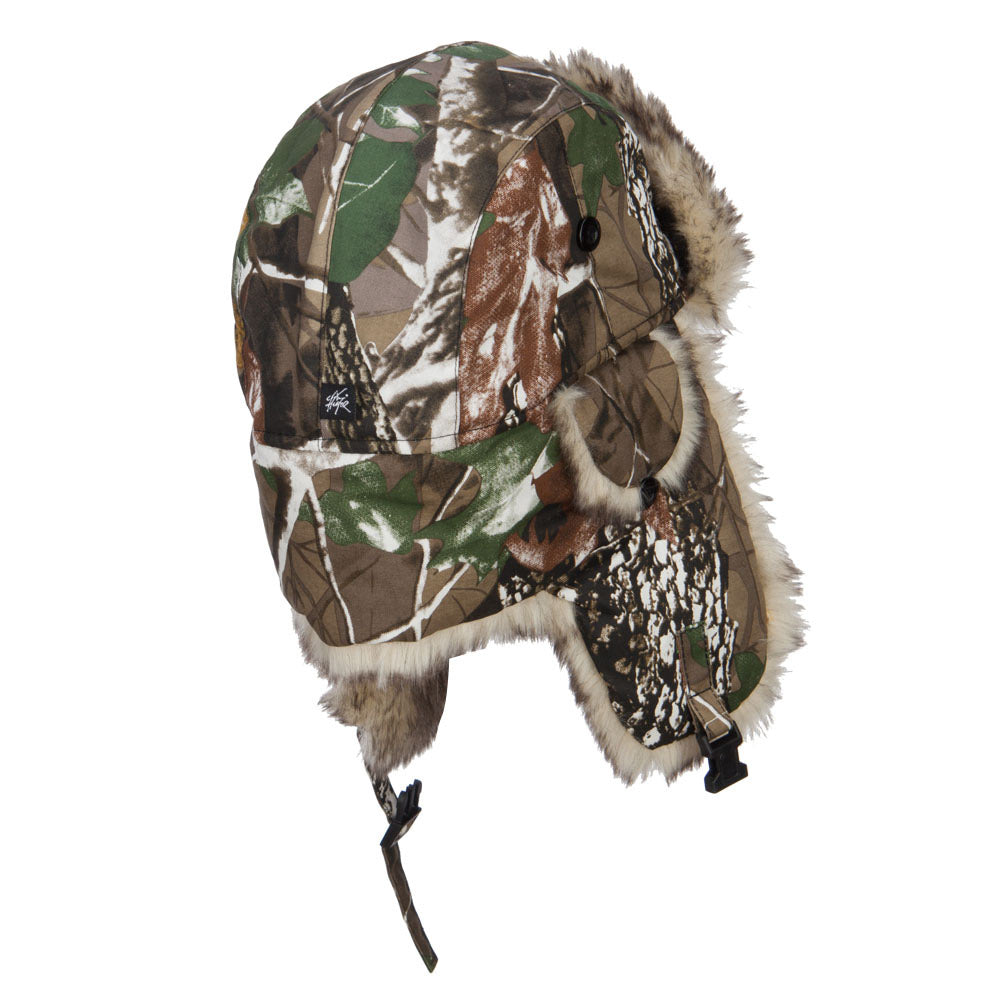 Camouflage Fur Trooper Hat