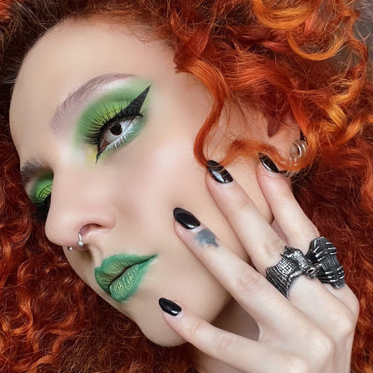 Ghost Claw Coffin Stainless Steel Ring