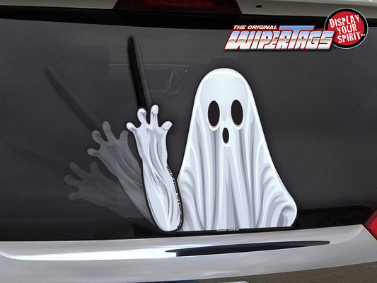 Boo Waving Ghost WiperTags