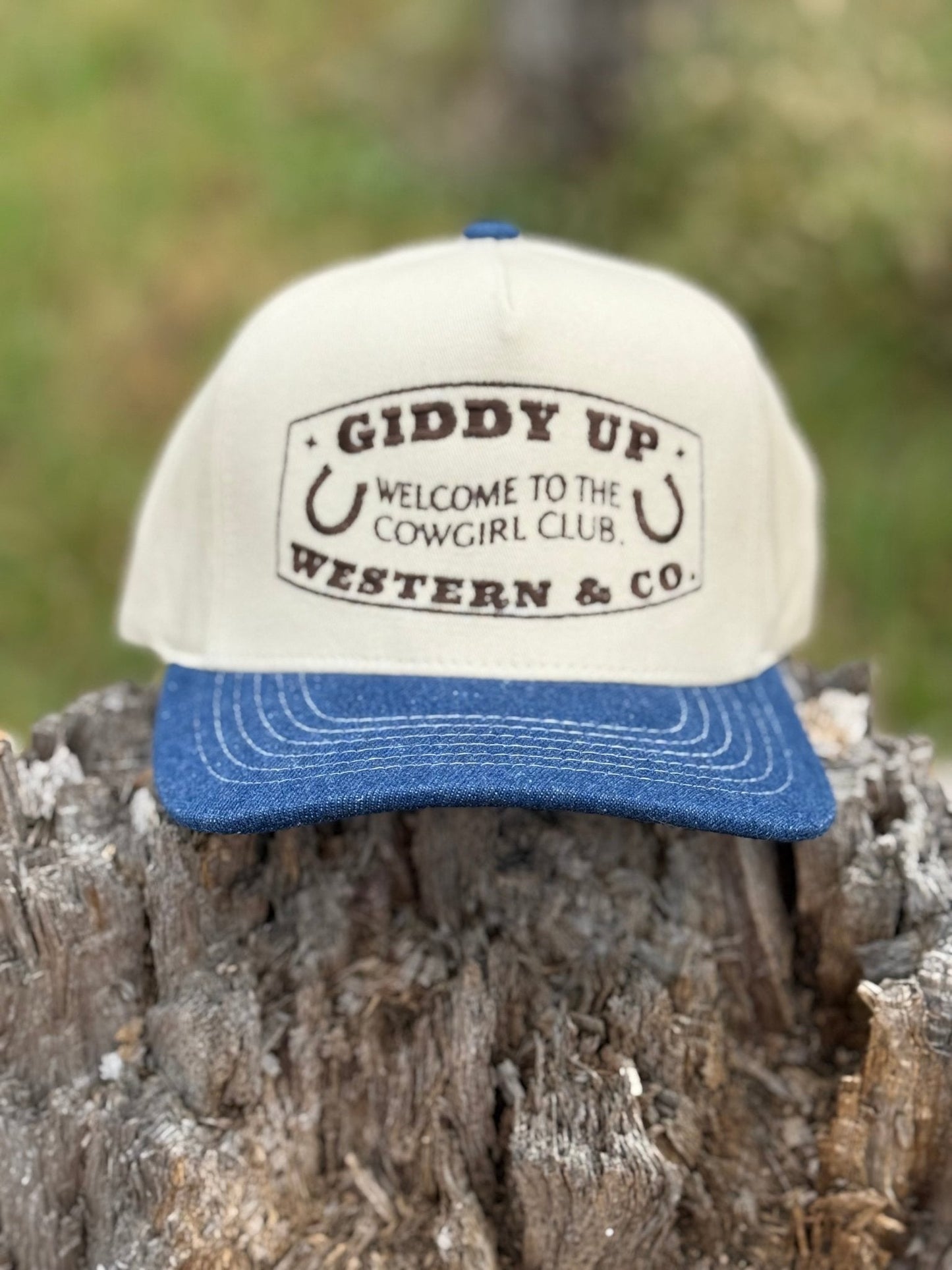 Giddy Up Embroidered Trucker Hat