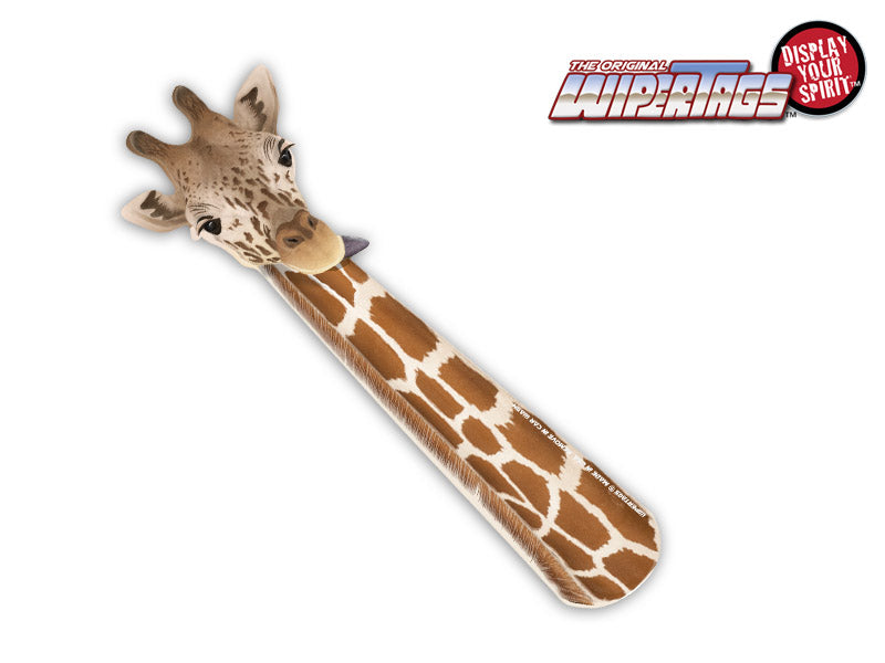 Giraffe with Tongue Out WiperTags