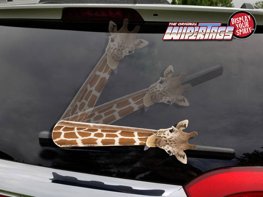 Giraffe with Tongue Out WiperTags