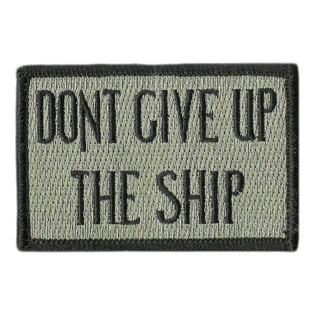 2" x 3" Dont Give Up The Ship Tactical Patch