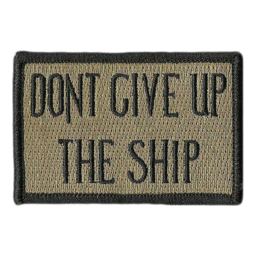 2" x 3" Dont Give Up The Ship Tactical Patch