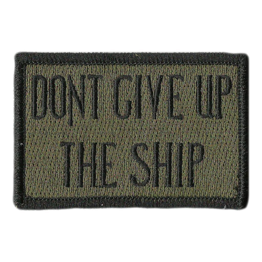 2" x 3" Dont Give Up The Ship Tactical Patch