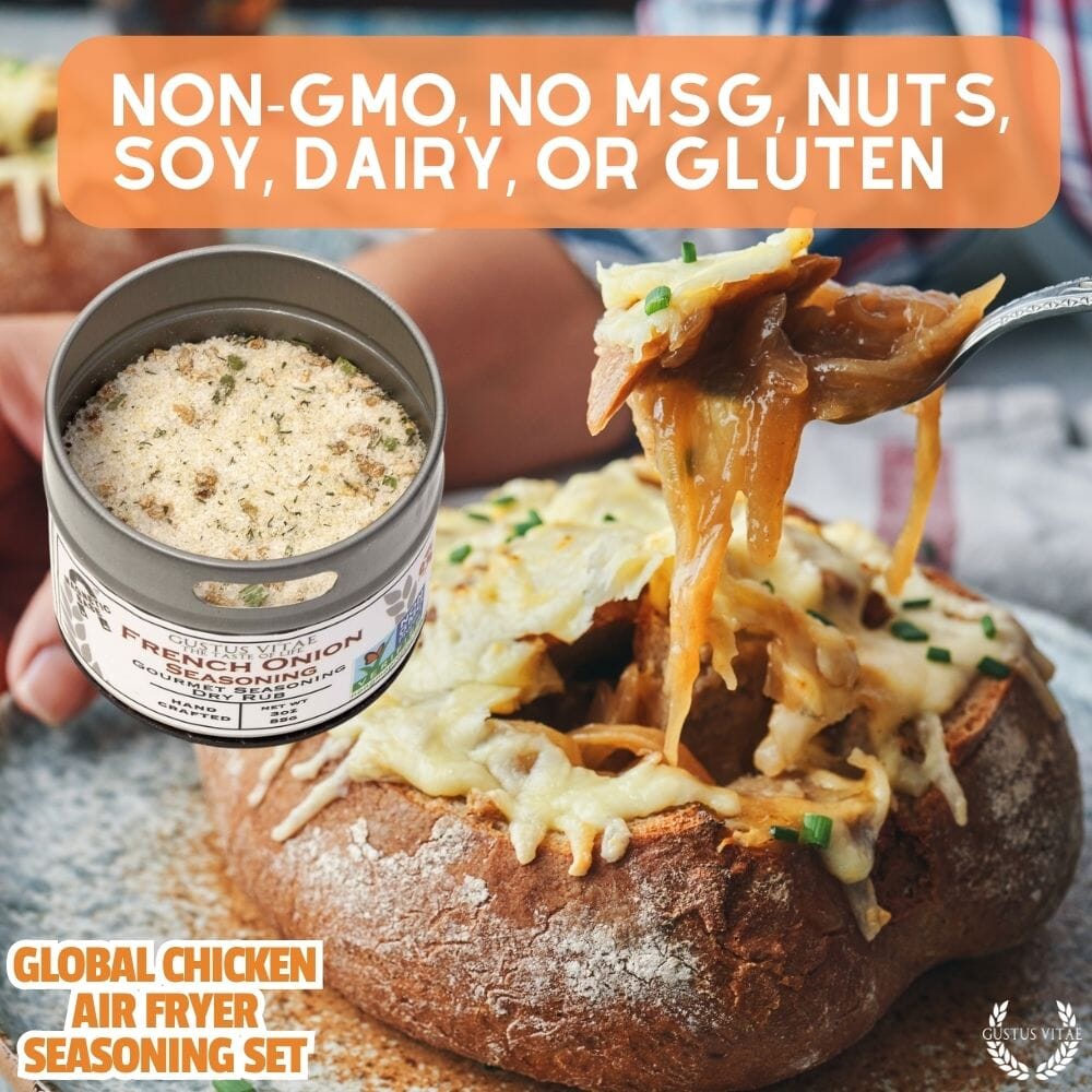 Global Chicken Air Fryer Seasoning Set - Artisanal Spice Blends Six Pack