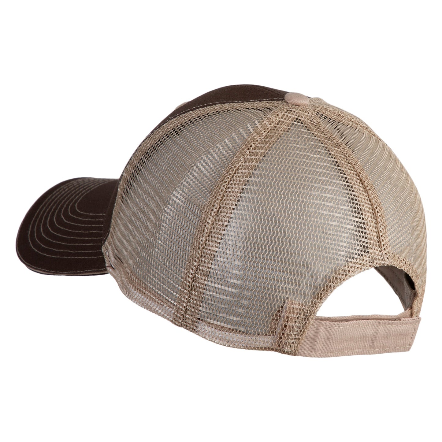 Big Size Garment Washed Cotton Twill Mesh Cap