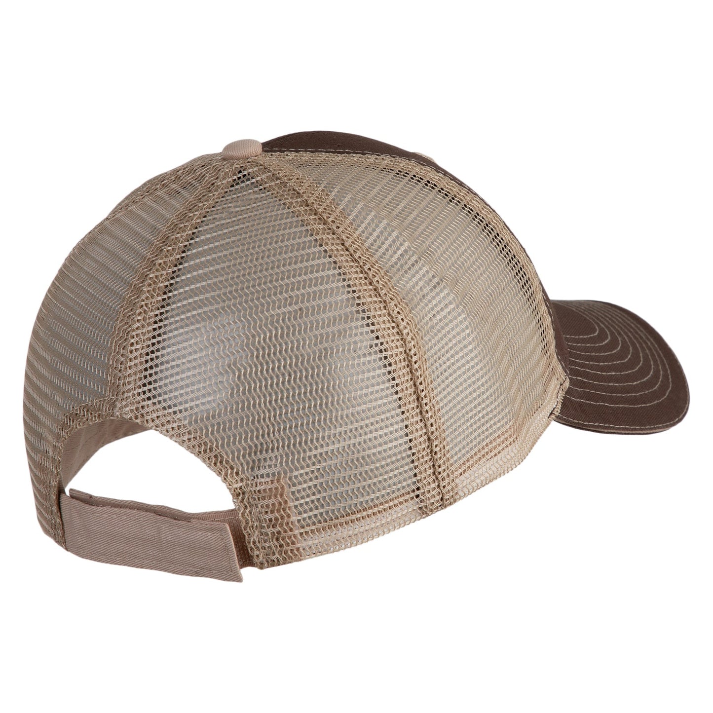 Big Size Garment Washed Cotton Twill Mesh Cap