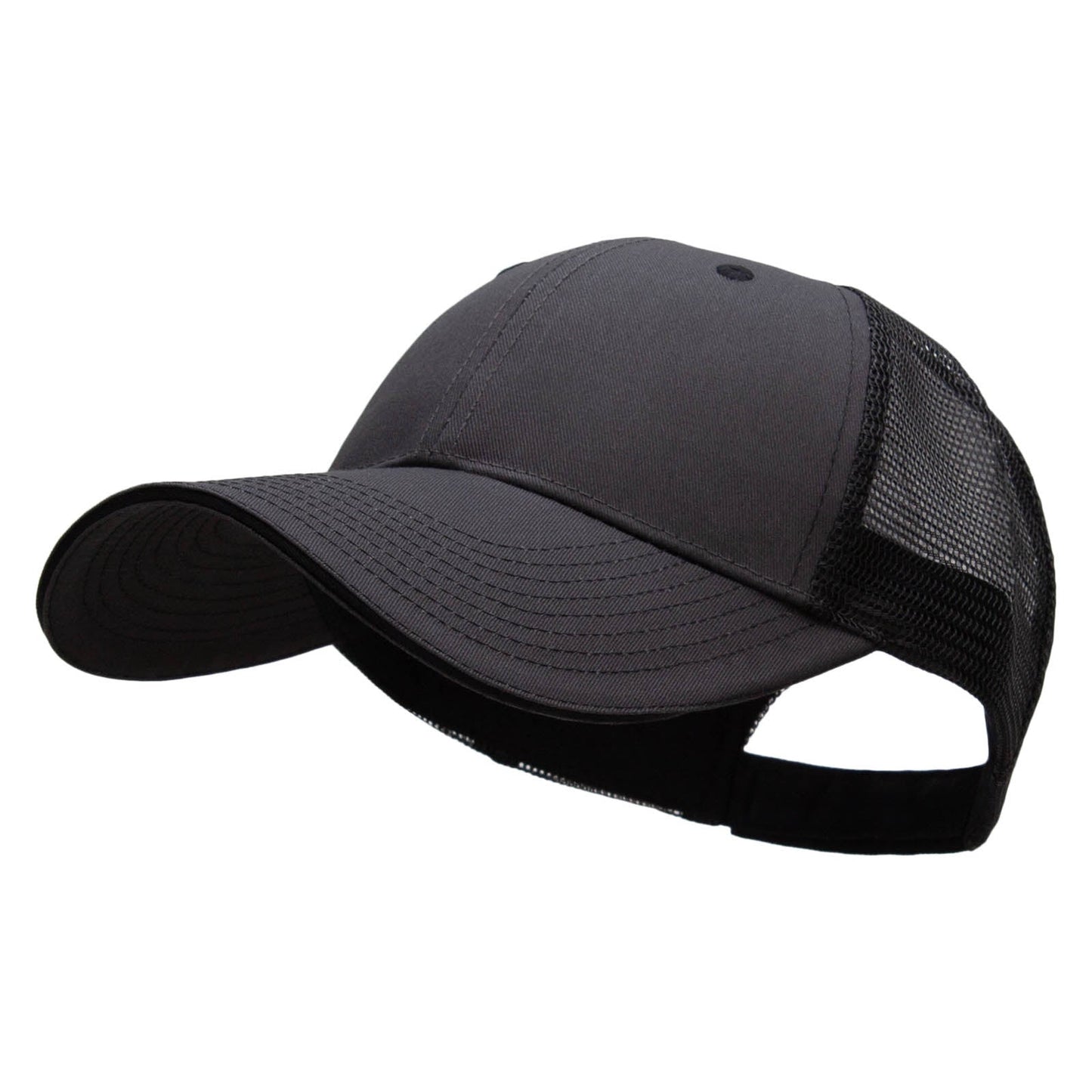 Big Size Garment Washed Cotton Twill Mesh Cap