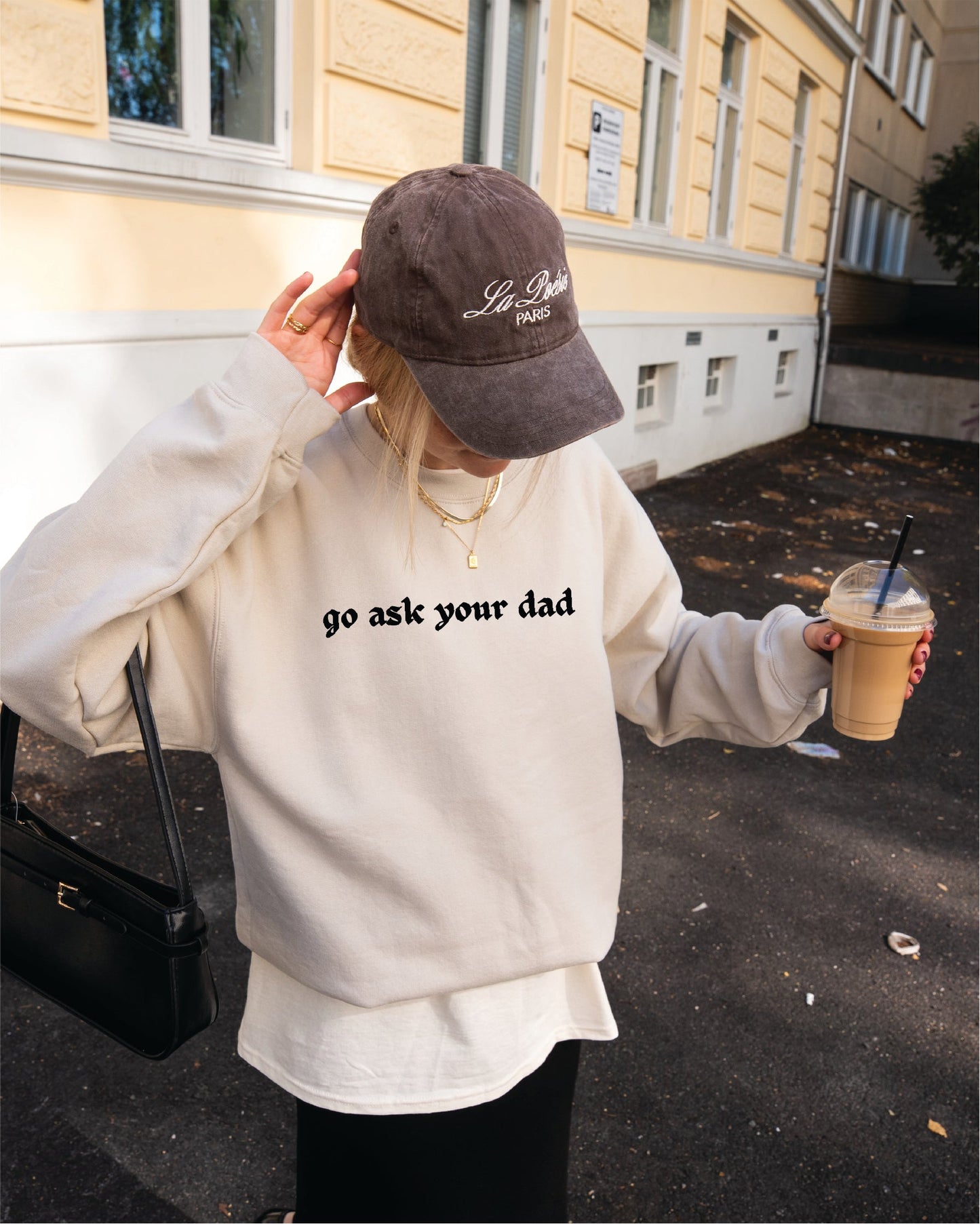 Go Ask Your Dad Crewneck Sweatshirt