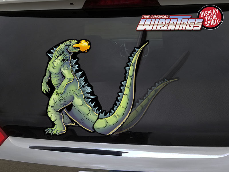 Kaiju Godzilla Monster Waving Tail WiperTags