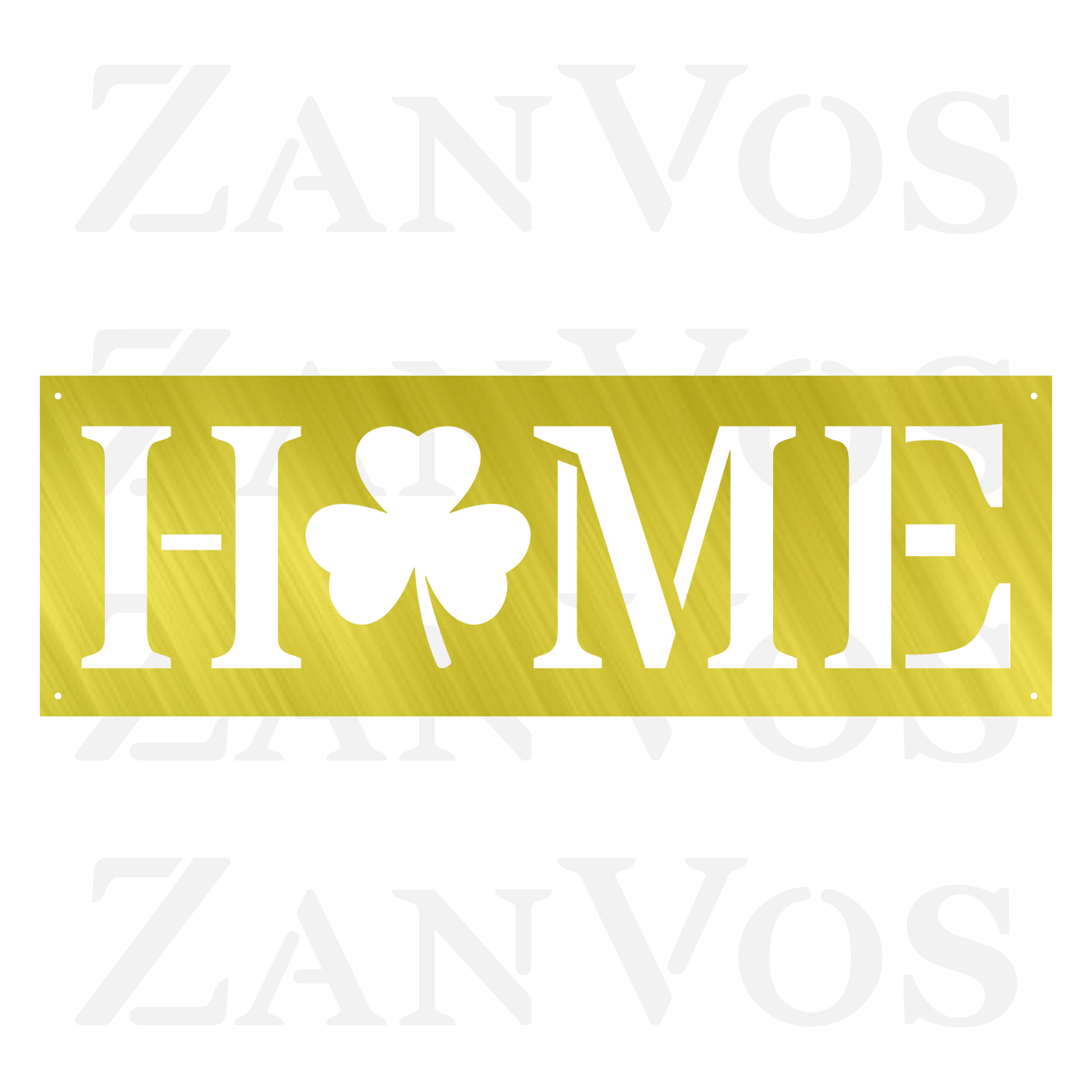 Home Shamrock Plaque