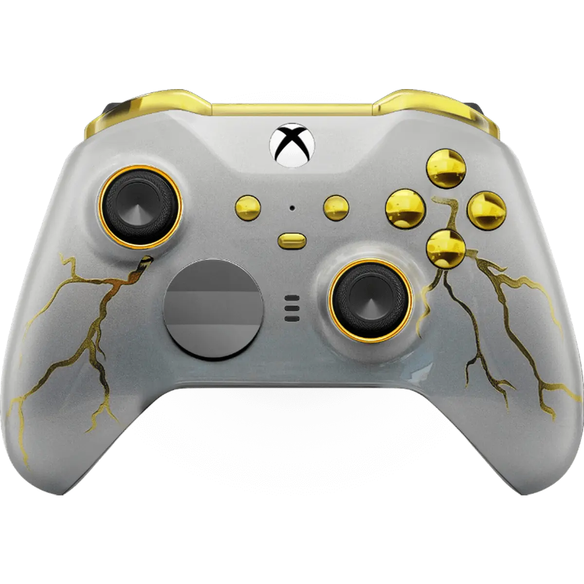 MODDEDZONE GOLD THUNDER XBOX ELITE SERIES 2 CUSTOM MODDED CONTROLLER