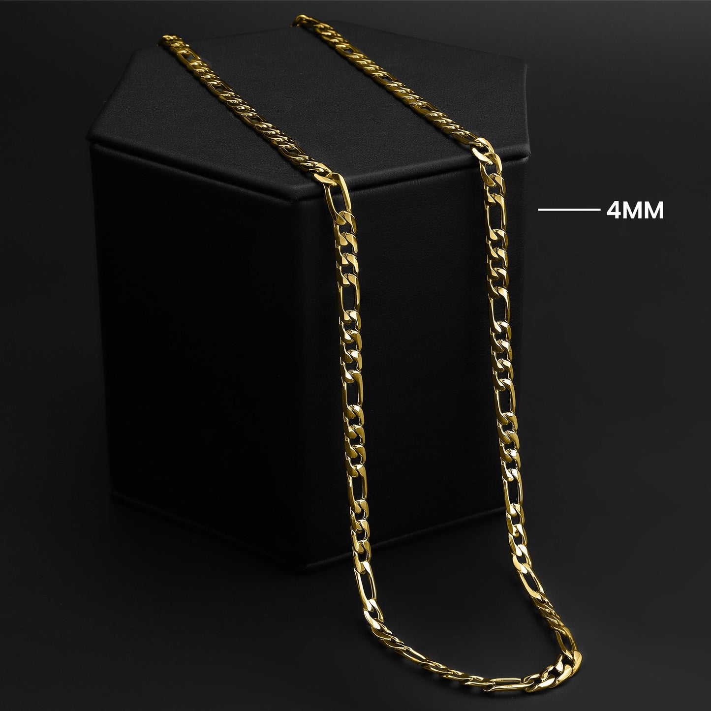 Gold Figaro Chain Necklace