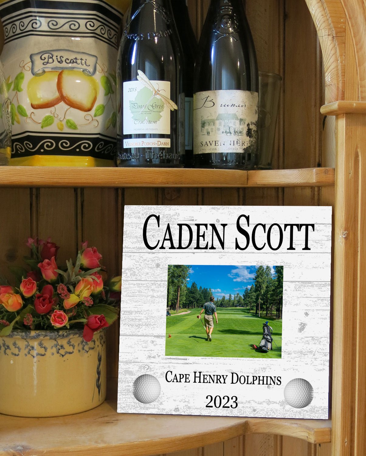 Golf Award Recognition Photo Plaque Season Year End Gift for Player, Coach or MVP