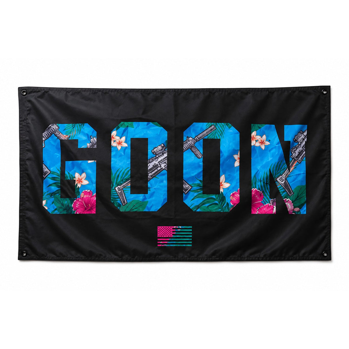 Tropical Goon Arched 3'x5' Flag