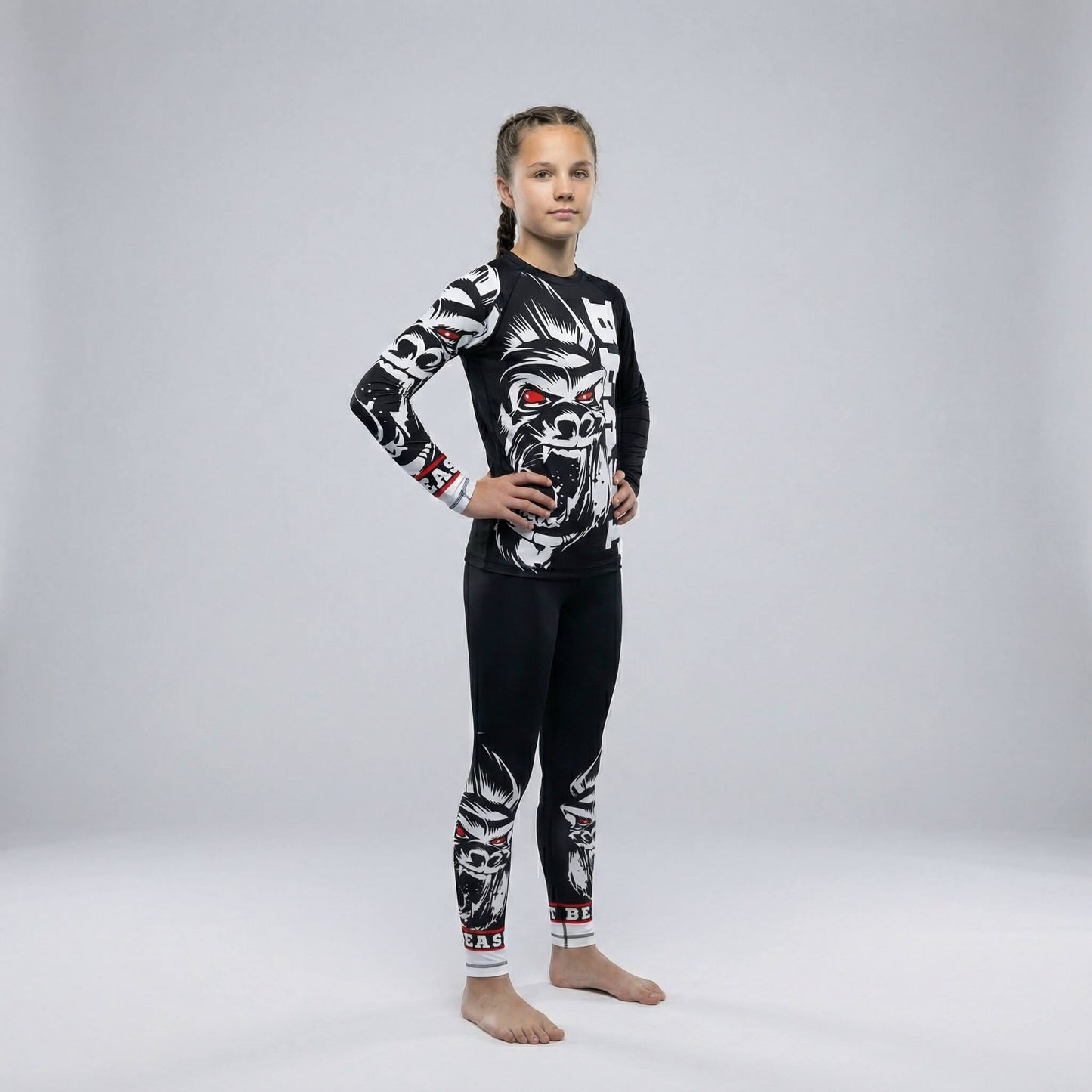 GORILLA BEAST KIDS RASH GUARD