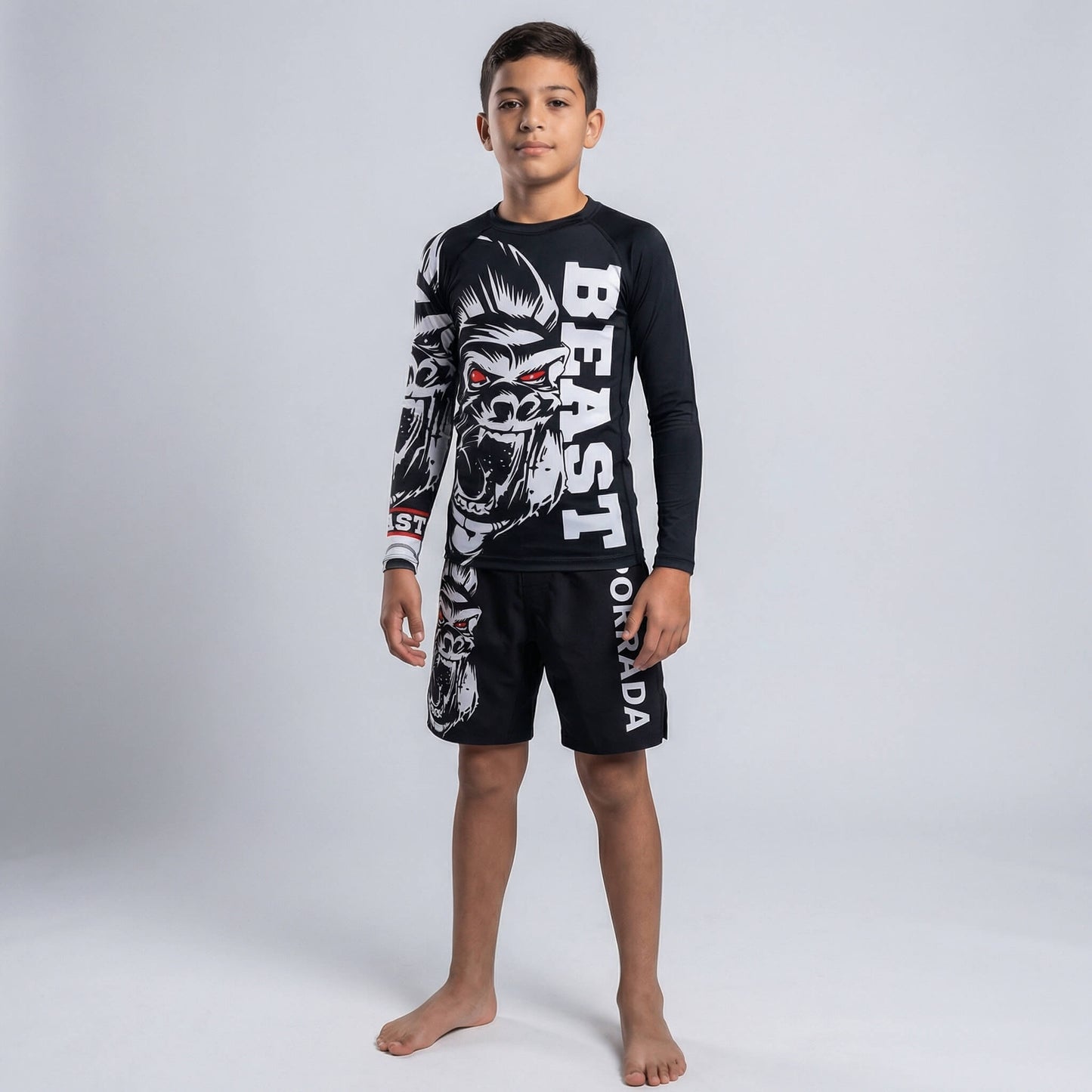GORILLA BEAST KIDS RASH GUARD