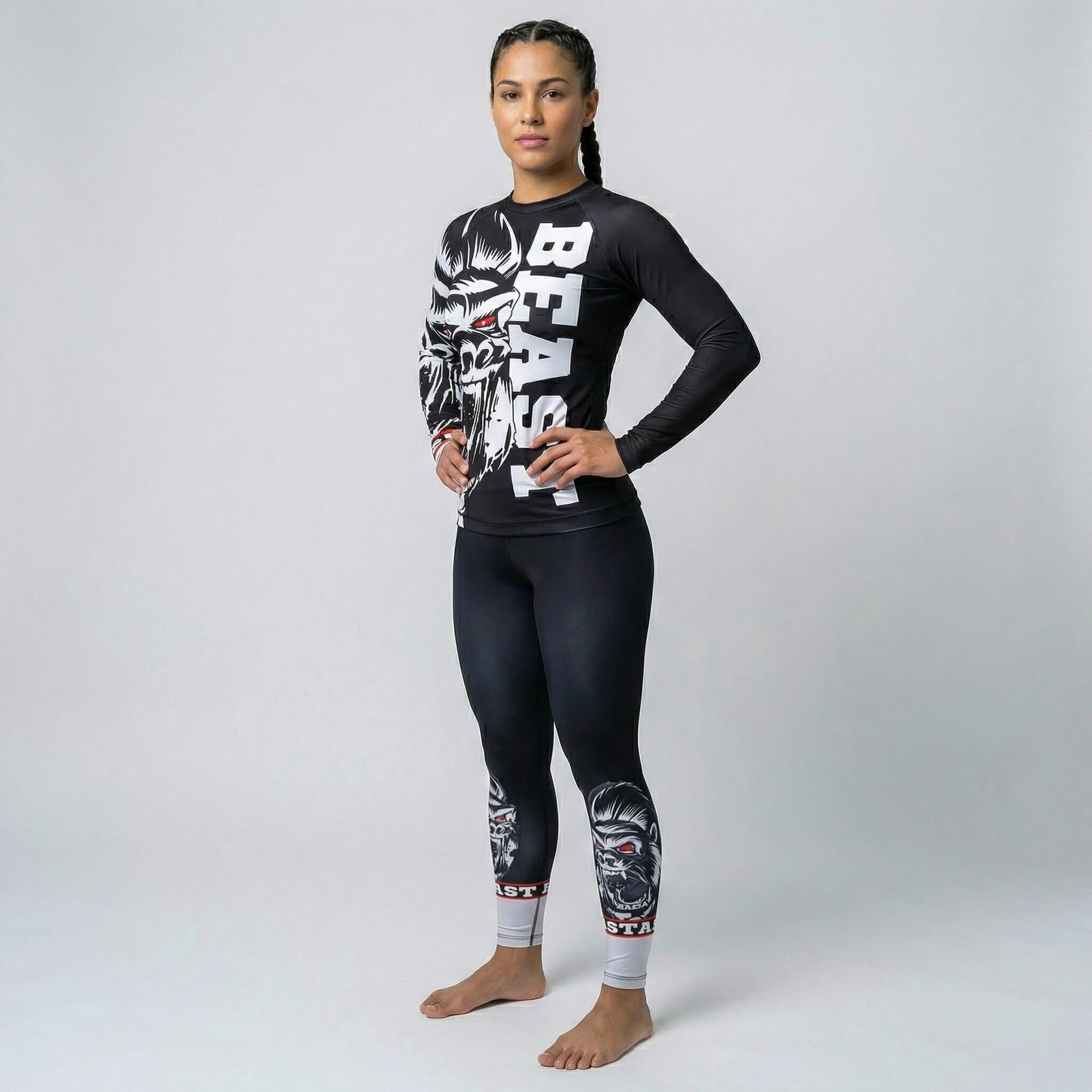 GORILLA BEAST WOMEN RASH GUARD