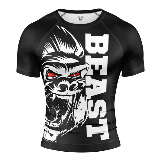 GORILLA BEAST SHORT SLEEVE RASH GUARD