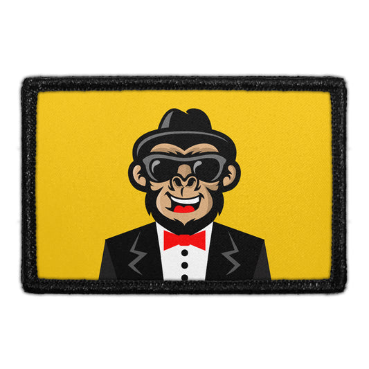 Gorilla With Coat And Tie - Removable Patch