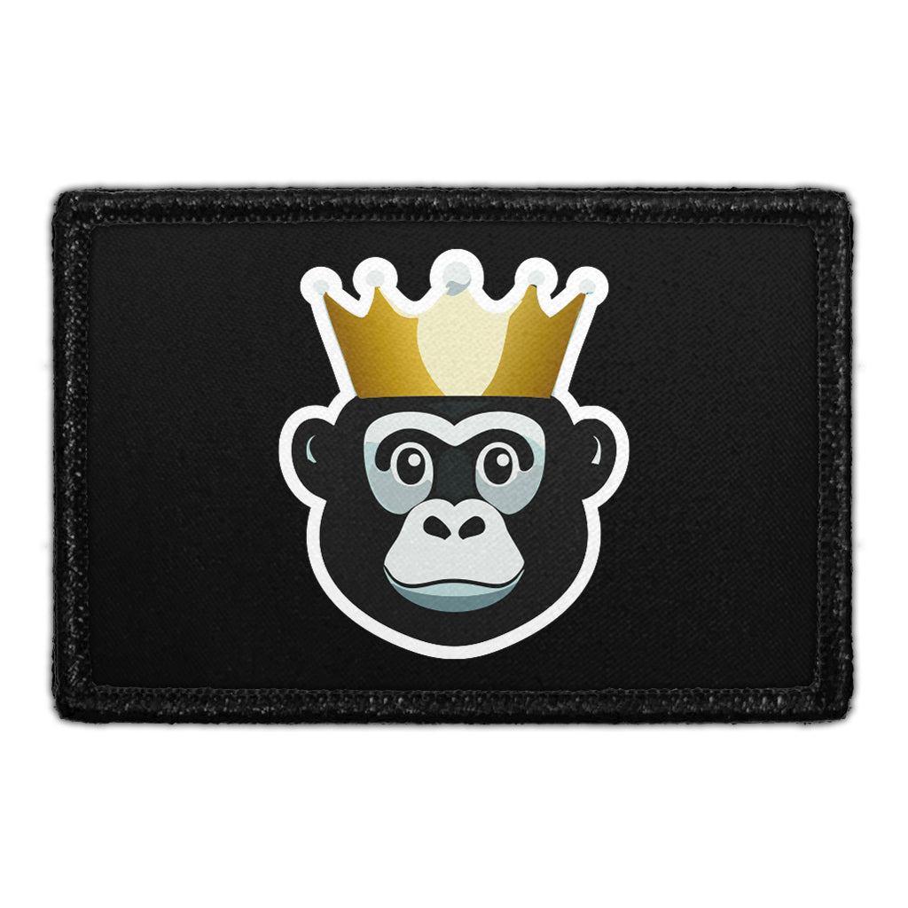 Gorilla With Crown - Removable Patch