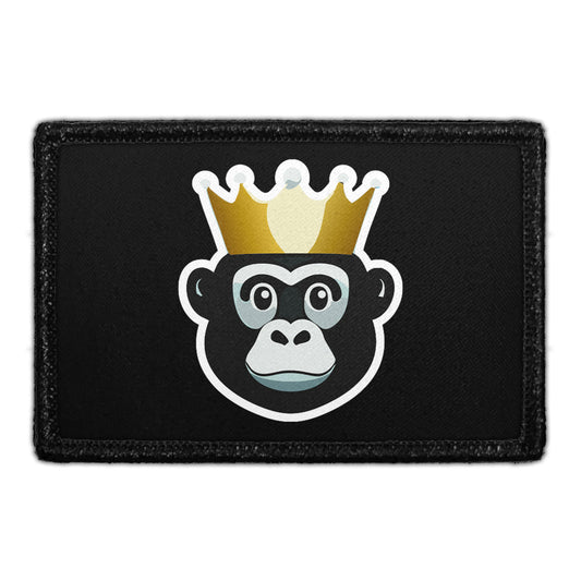 Gorilla With Crown - Removable Patch