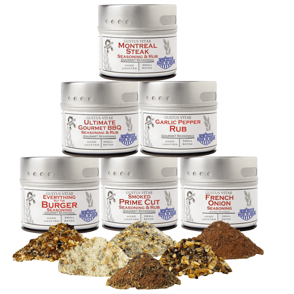 Gourmet BBQ Steak &  Beef Seasoning Gift Set - Six Pack