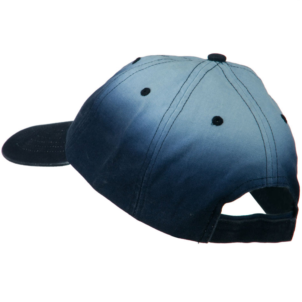 Low Profile Gradient Print Canvas Cap