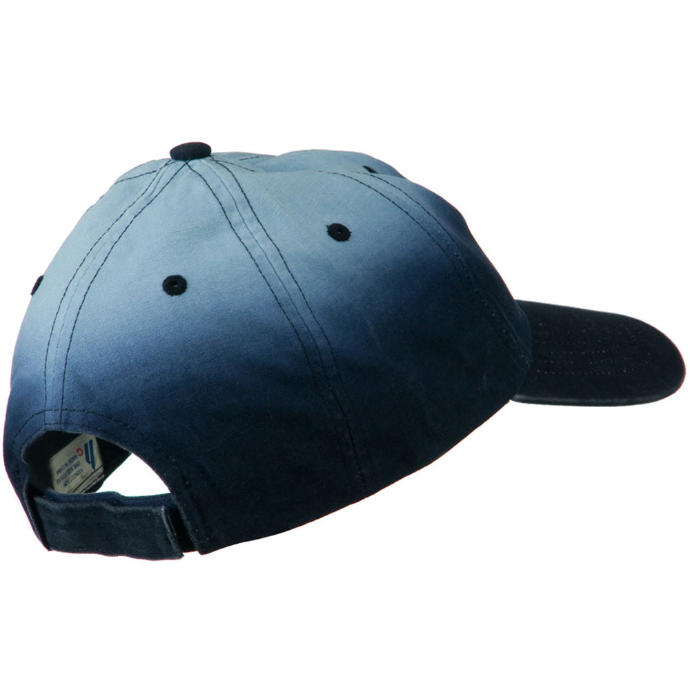 Low Profile Gradient Print Canvas Cap