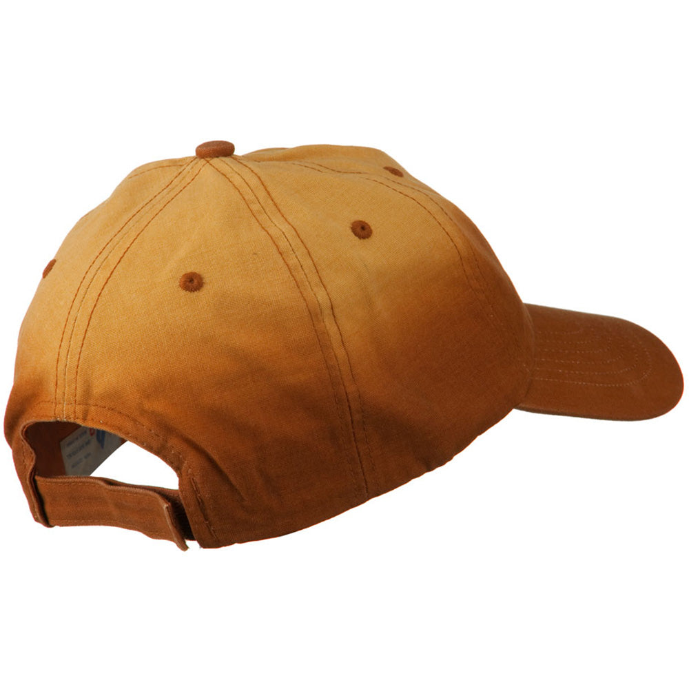 Low Profile Gradient Print Canvas Cap