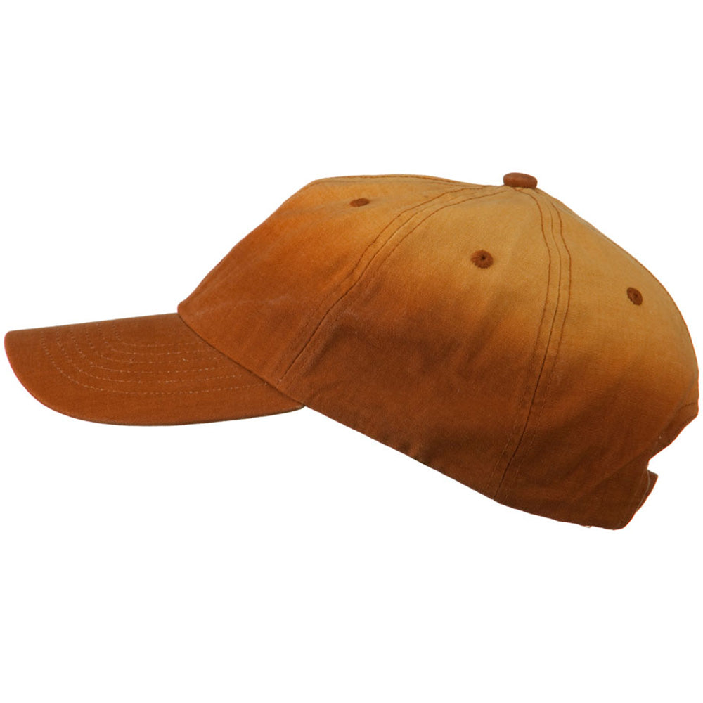 Low Profile Gradient Print Canvas Cap