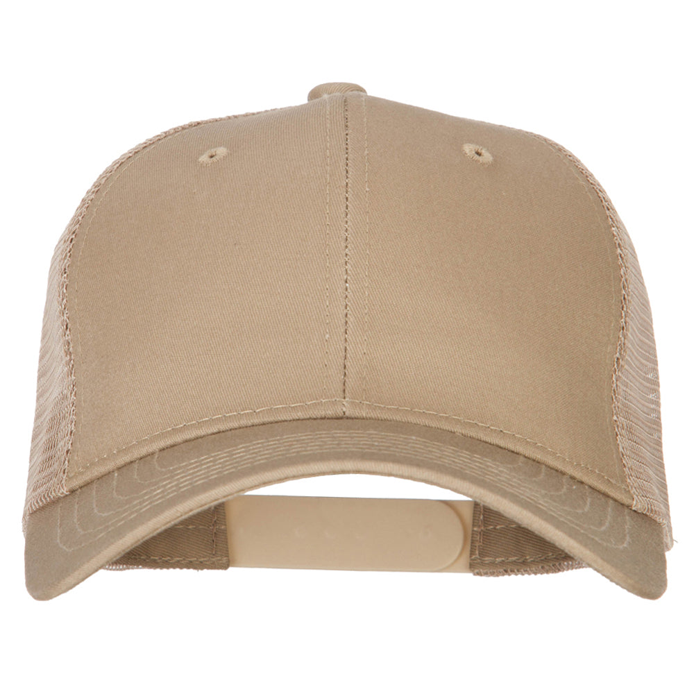 6 Panel High Profile Cotton Mesh Cap