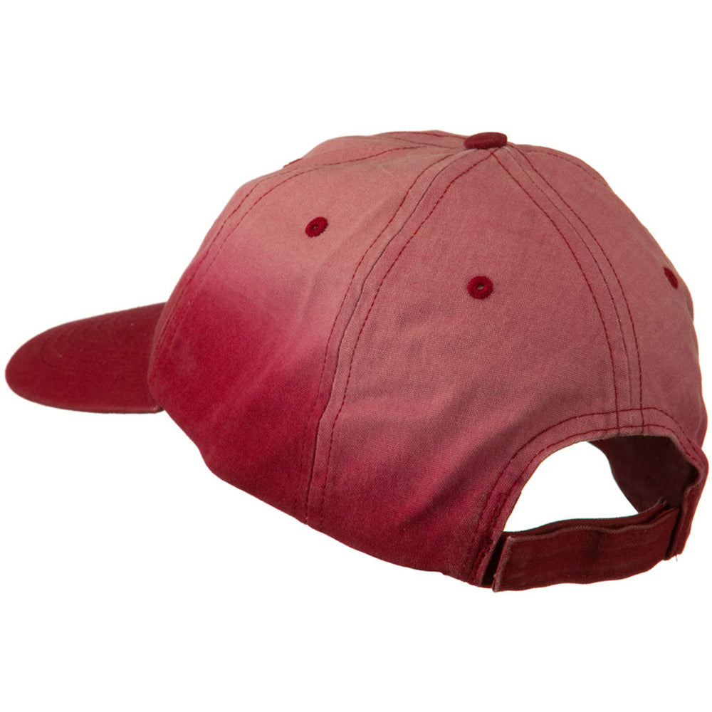 Low Profile Gradient Print Canvas Cap