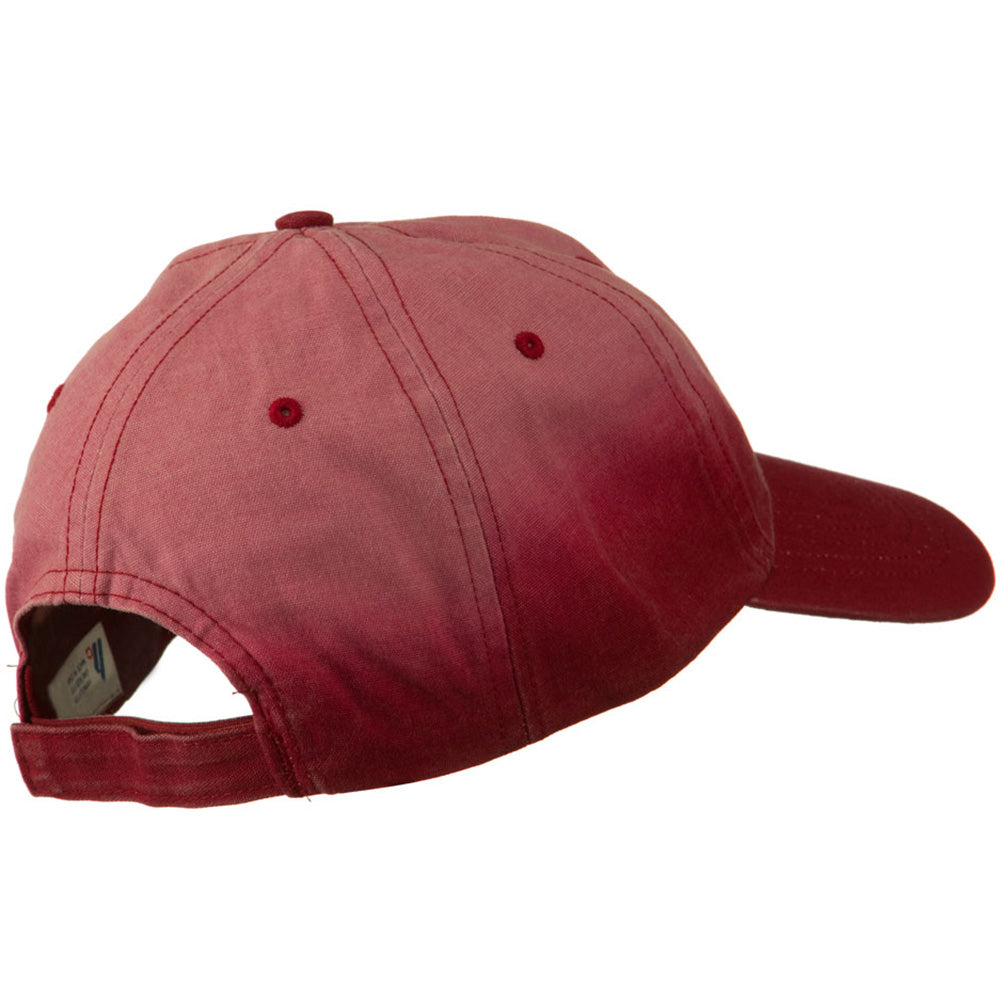 Low Profile Gradient Print Canvas Cap
