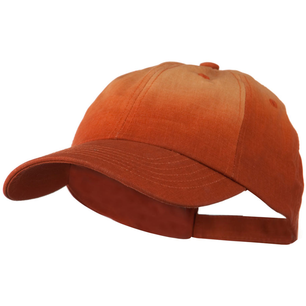 Low Profile Gradient Print Canvas Cap