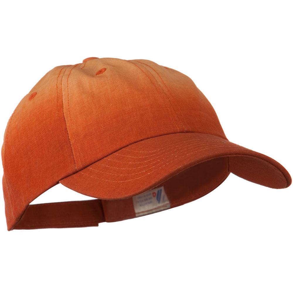 Low Profile Gradient Print Canvas Cap