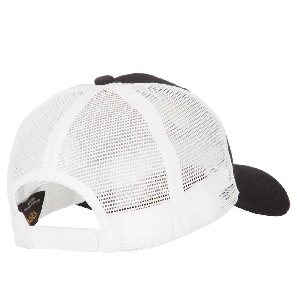 6 Panel High Profile Cotton Mesh Cap